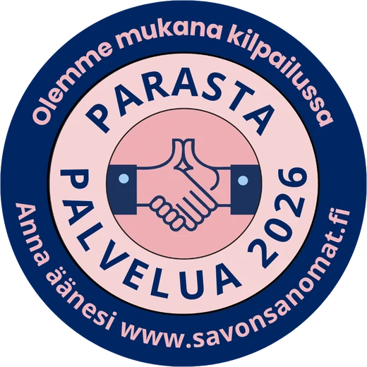 Olemme mukana kilpailussa Parasta palvelua 2026